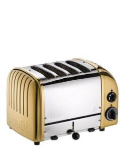 Dualit 47452 Classic Vario 4 Slice Toaster - Brass